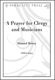 A Prayer for Clergy and Musicians SATB choral sheet music cover Thumbnail